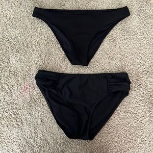 Black swim bottoms